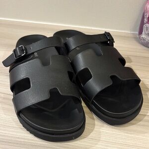 Madden Girl Black Sandals